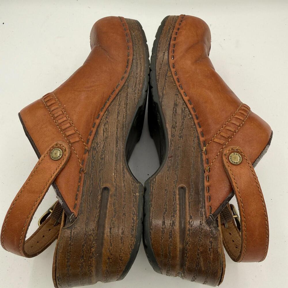 Dansko Clogs Women 36 Leather Boho Gorpcore Cottagecore Comfort Y2K Retro - Picture 6 of 9